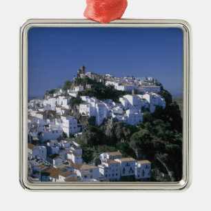 White Village Casares, Andalusië, Spanje Metalen Ornament