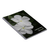 White Vincas Photography Personalized Notitieboek (Rechterzijde)