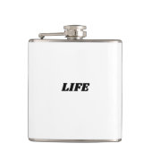 White Viny! Omgekeerde omloopduur van de kolf Heupfles (Voorkant)