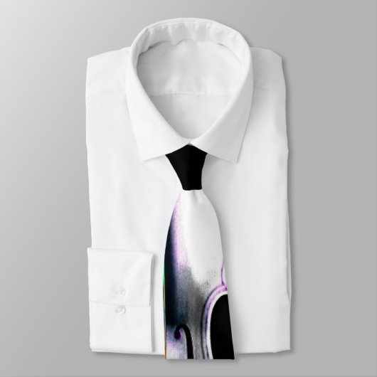 White Violin / Viola Stropdas voor de Violin Site (Gebonden)