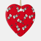 White Violins Keramisch Ornament (Rechts)