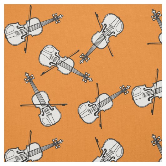 White Violins Stof (Swatch)