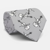 White Violins Stropdas (Opgerold)