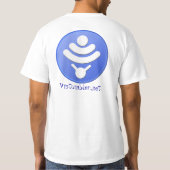 White Vistumbler.net T-Shirt (Achterkant)