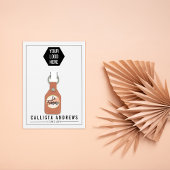 White voeg uw Logo Multiple Sleutelhanger Display  Visitekaartje