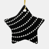 White Vortex Keramisch Ornament (Achterkant)