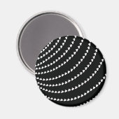 White Vortex Magneet (Voorkant / Achterkant)