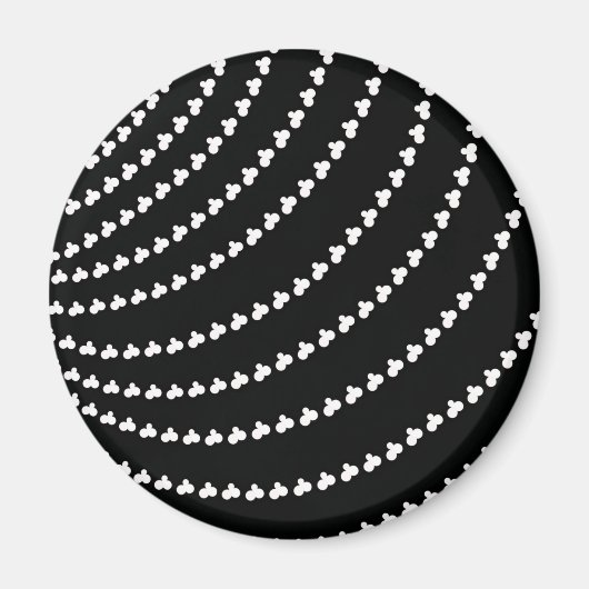 White Vortex Magneet (Voorkant)