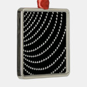 White Vortex Metalen Ornament (Rechts)