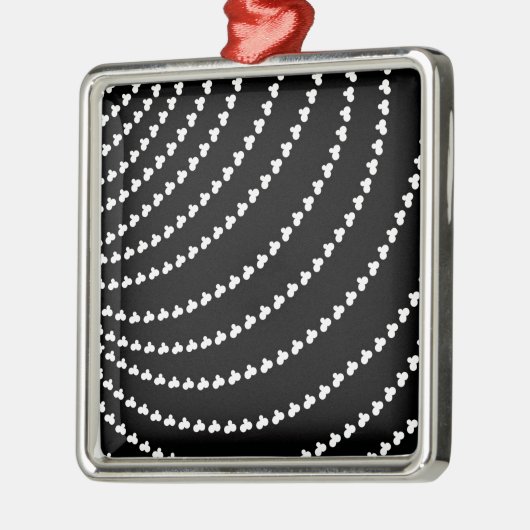 White Vortex Metalen Ornament (Links)