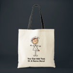 White Vrouw Stick Figuur Verpleegster 2 Giften Tote Bag<br><div class="desc">Een witte vrouw stokfiguur verpleegster in een wit verpleeguniform en een stethoscoop op T-shirts, tassen, knoppen, magneten, kaarten, stickers en andere voorwerpen die u kunt personaliseren voordat u bestelt. Deze zuster-artikelen zijn zo schattig en perfect voor de verpleegweek en maken ook geweldige zuster-cadeautjes!</div>