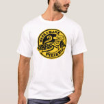 White Wake & Bake Custom Pizza Logo T-shirt<br><div class="desc">Funny wake and pizzabezorger t t-shirt. Ideaal voor feestjes en een speciaal geschenk of speciale gelegenheden. Bezoek mijn winkel voor het hele T-shirt design collectie.</div>