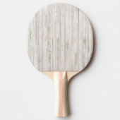 White Wash Wood Tafeltennisbatje (Voorkant)