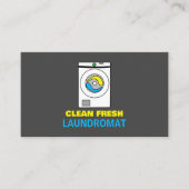 White Washer, Laundromat, Cleaning Service Visitekaartje (Voorkant)