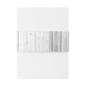 White Washing Wood Blauwgroen Koral Beach Wedding Uitnodigingen Wikkel (Achterkant Voorbeeld)