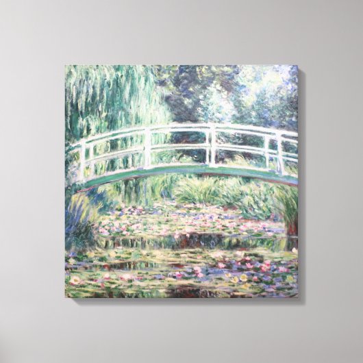 White Water Lilies | Claude Monet Canvas Afdruk (Voorkant)