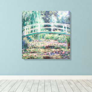 White Water Lilies   Claude Monet Canvas Afdruk