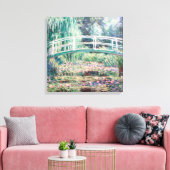 White Water Lilies | Claude Monet Canvas Afdruk (Insitu (Woonkamer))