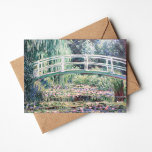 White Water Lilies | Claude Monet Kaart<br><div class="desc">Witte waterlelies (1899) | Claude Monet’s White Water Lelies is een sereen en boeiend schilderij uit zijn iconische Water Lelies serie. Dit werk toont een rustige vijver versierd met delicate witte leliebloesems en groene leliepads die op het reflecterende oppervlak drijven. De impressionistische stijl van Monet straalt door in het zachte,...</div>