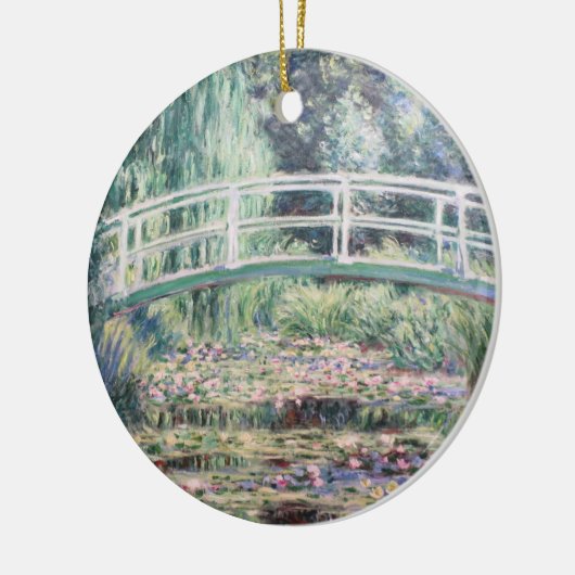 White Water Lilies | Claude Monet Keramisch Ornament (Links)