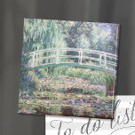 White Water Lilies | Claude Monet Magneet<br><div class="desc">White Water Lilies (1899),  gemaakt door de Franse impressionist Claude Monet. Origineel kunstschilderij is een olie op het canvas van een tuin met waterlelies onder de Japanse voetbrug. Gebruik de ontwerphulpmiddelen om douanetekst toe te voegen of het afbeelding te personaliseren.</div>