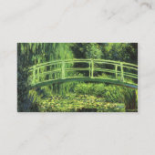 White Water Lilies van Claude Monet Visitekaartje (Achterkant)
