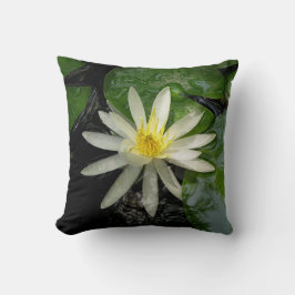 White Water Lily Foto Kussen