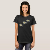White Water Lily Lotus Flower T-shirt (Voorkant volledig)