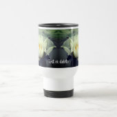 White Water Lily Lotus Personalized Reisbeker (Center)