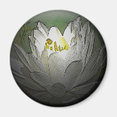 White Water Lily Magnet (Voorkant)