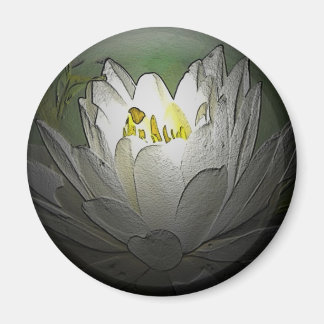 White Water Lily Magnet