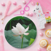 White Water Lily Papieren Bordje (Feest)