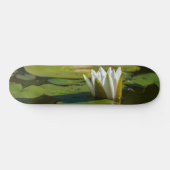 White Water Lily Persoonlijk Skateboard (Horizontaal)