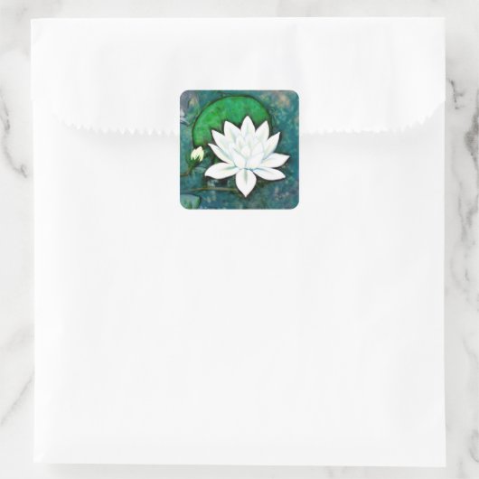 White Water Lily Stickers (Tas)