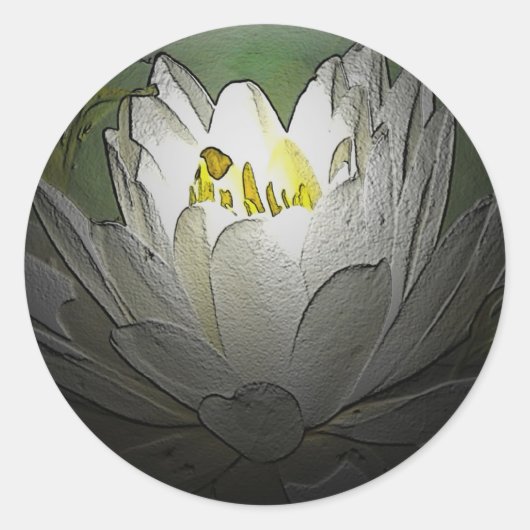 White Water Lily Stickers (Voorkant)