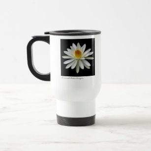 White Water Lily Travel Cup Reisbeker