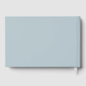 White Water Lily viering van het leven begrafenis Gastenboek (Achterkant)