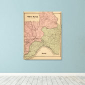 White Water, Miami Canvas Afdruk (Insitu (Houten vloer))