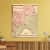 White Water, Miami Canvas Afdruk (Insitu (Woonkamer))