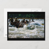 White Water Rafting Briefkaart (Voorkant / Achterkant)
