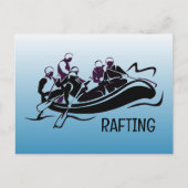 White Water Rafting Briefkaart (Voorkant)