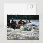White Water Rafting Briefkaart (Voorkant / Achterkant)