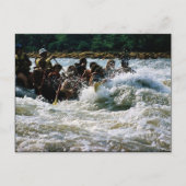 White Water Rafting Briefkaart (Voorkant)