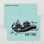 White Water Rafting Briefkaart (Voorkant / Achterkant)