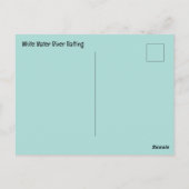 White Water Rafting Briefkaart (Achterkant)