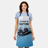 White Water Rafting Design All-Over Print Schort (Gedragen)