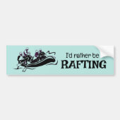White Water Rafting Design Bumpersticker (Voorkant)