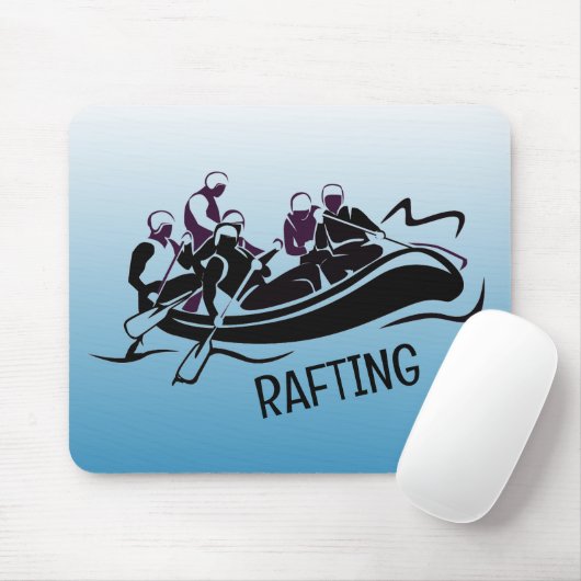 White Water Rafting Design Muismat (Met muis)