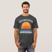 White Water Rafting Gets me Natte Summer Sports T-shirt (Voorkant volledig)