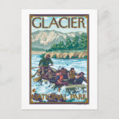 White Water Rafting - Glacier National Park, MT Briefkaart (Voorkant)